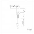 Дозатор EMAR ЕД-405D.PVD Golden бронза/золото