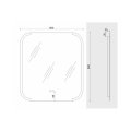 Зеркало Maretti Florenza FL146065P14EL 60x65 см