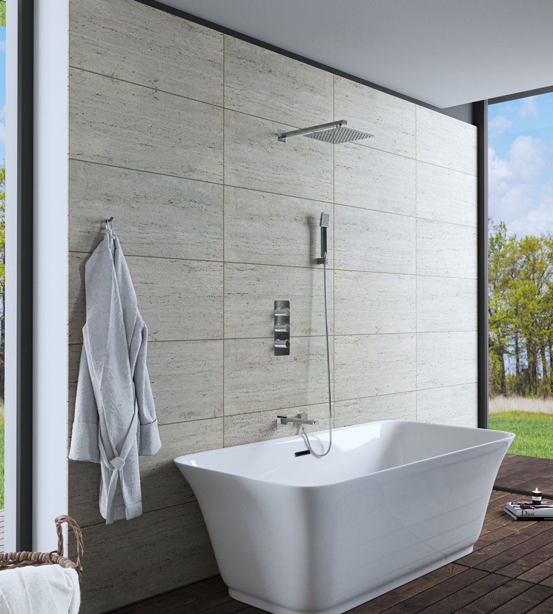Встраиваемая душевая система с термостатом TIMO Petruma SX-5149/00SM, хром