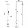 Душевой гарнитур Lemark LM8804C без смесителя
