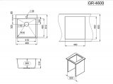 Кухонная мойка Granula 4600, СТАЛЬ САТИН
