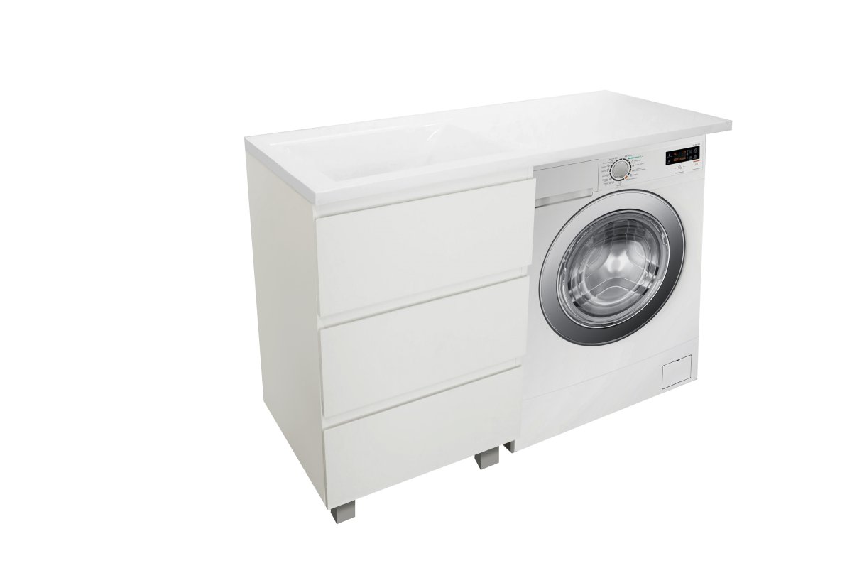 Комплект мебели ESTET Dallas Luxe 1400х482 левосторонний напольный 3 ящика (ШхГхВ) 748х476х860