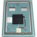 Зеркало с LED-подсветкой MELANA-10070  подогрев/часы (MLN-LED052-2)