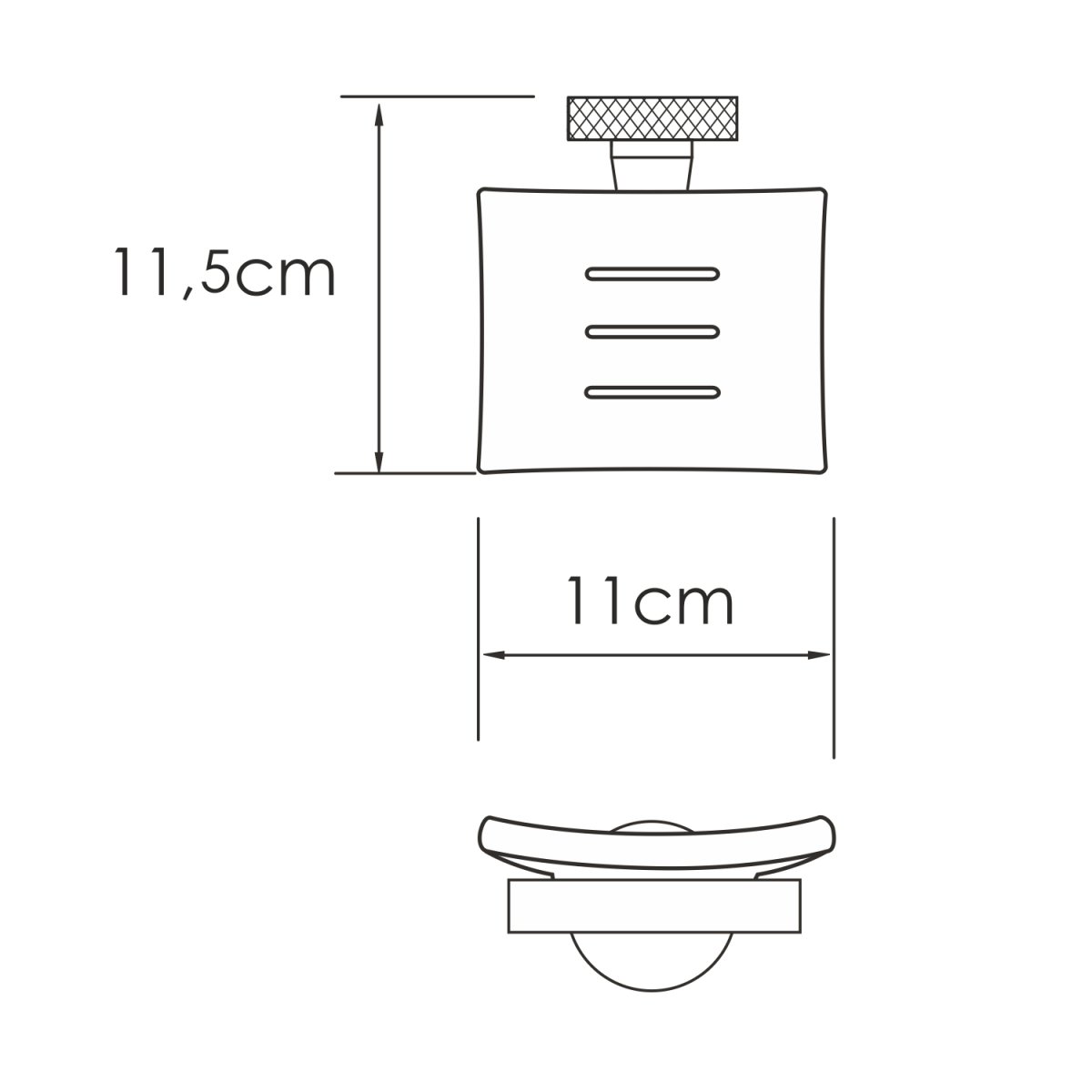 Мыльница WasserKraft 64429