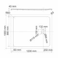Душевой поддон WasserKraft 19T10