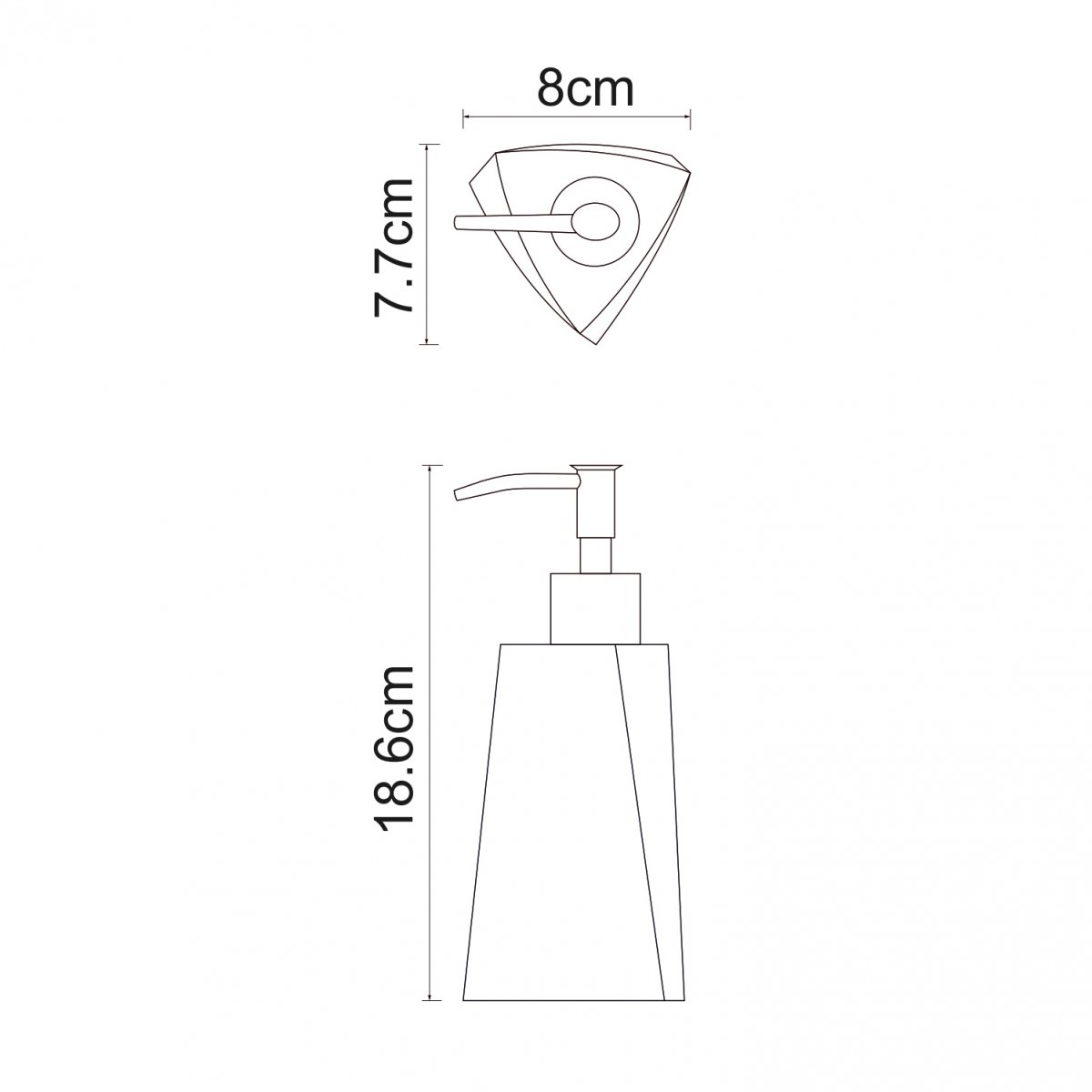 WasserKRAFT Ohre K-37799 Дозатор для жидкого мыла