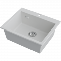 Мойка Omoikiri Omishima 60-WH Matt Natceramic, белый матовый, арт. 4997543