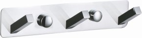 Вешалка с 3 крючками для ванной WONZON & WOGHAND, Хром (WW-9385-3)