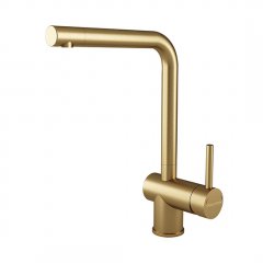 Смеситель для кухни Paulmark SPRING, брашированное золото, Sp212067-BG