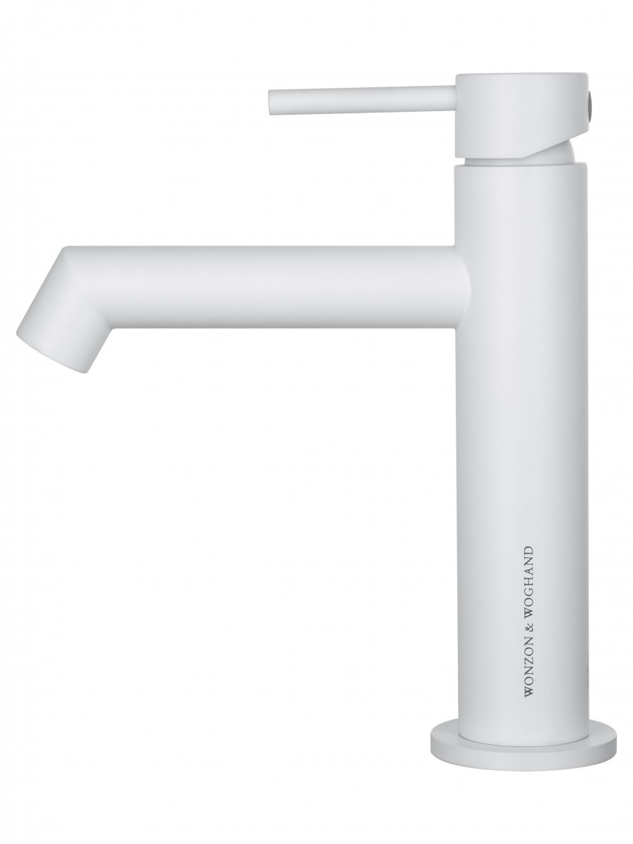 Смеситель для раковины WONZON & WOGHAND, Белый матовый (WW-H1063-MW)