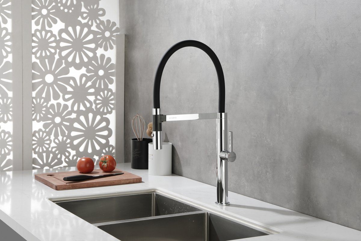 Смеситель для кухни Paulmark LEADER, хром, Le214101-CR