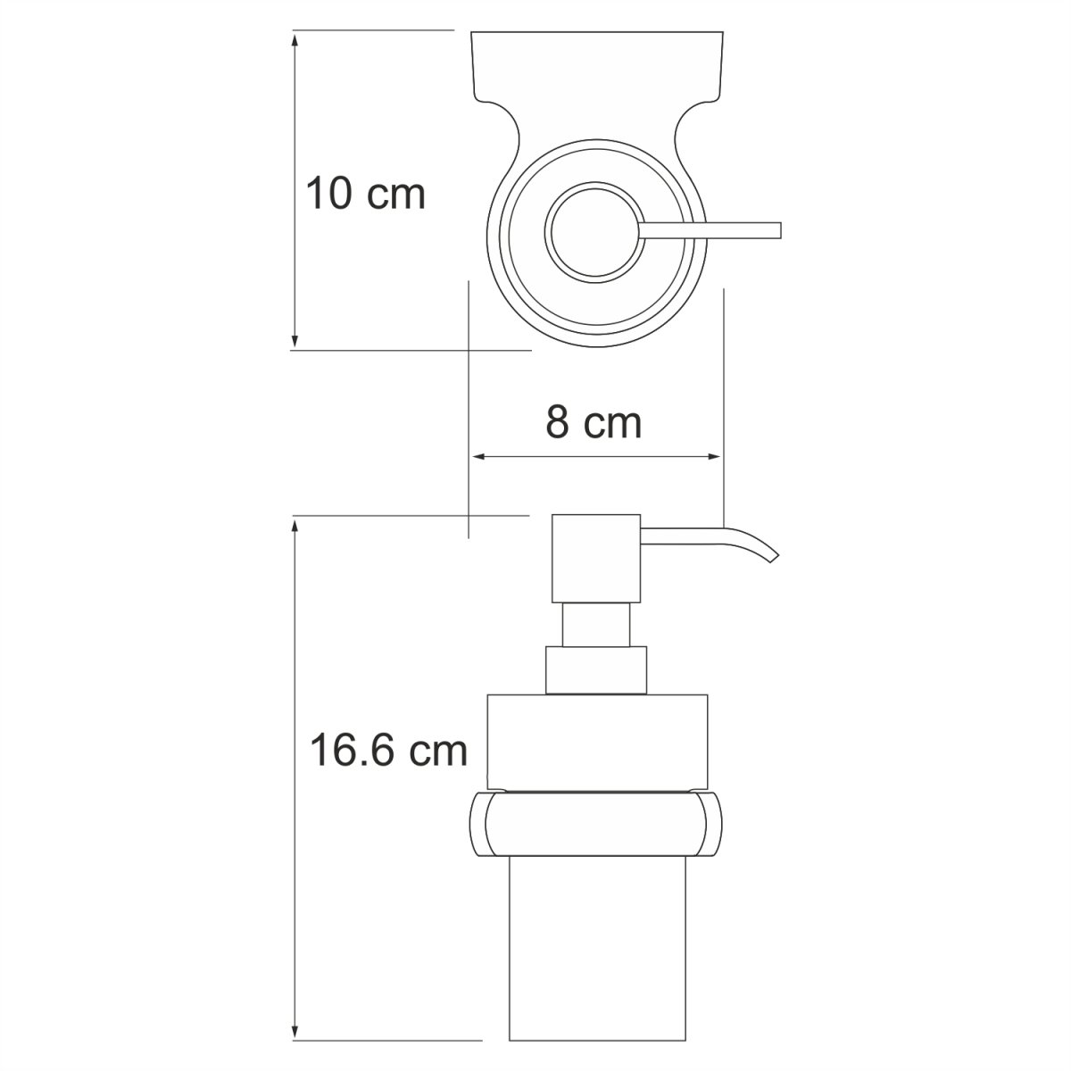WasserKRAFT Berkel K-6899 Дозатор для жидкого мыла