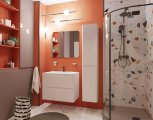Комплект мебели ESTET Kare Luxe 800х450 подвесной 2 ящика (ШхГхВ) 798х446х607