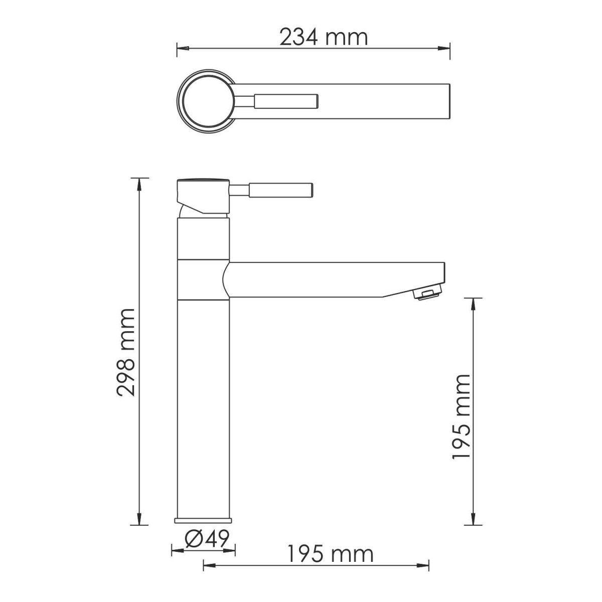 Смеситель для кухни WasserKraft A8137