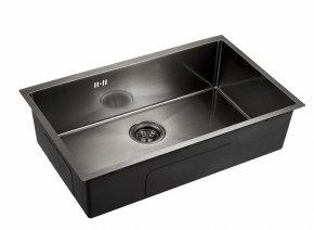 Кухонная мойка EMAR EMB-133 PVD Nano Dark мойка универсального монтажа