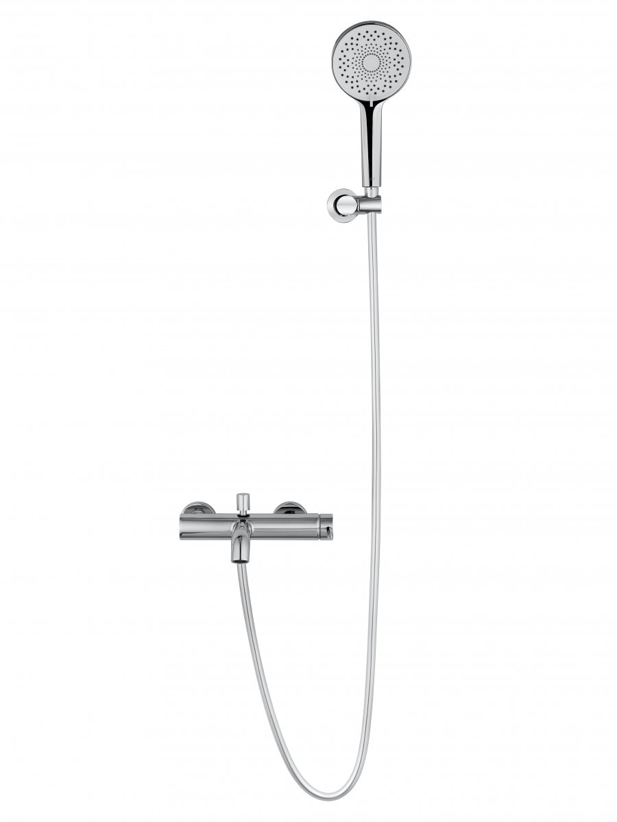Смеситель для ванны с душем WONZON & WOGHAND STICK, Хром (WW-88639017-CR)