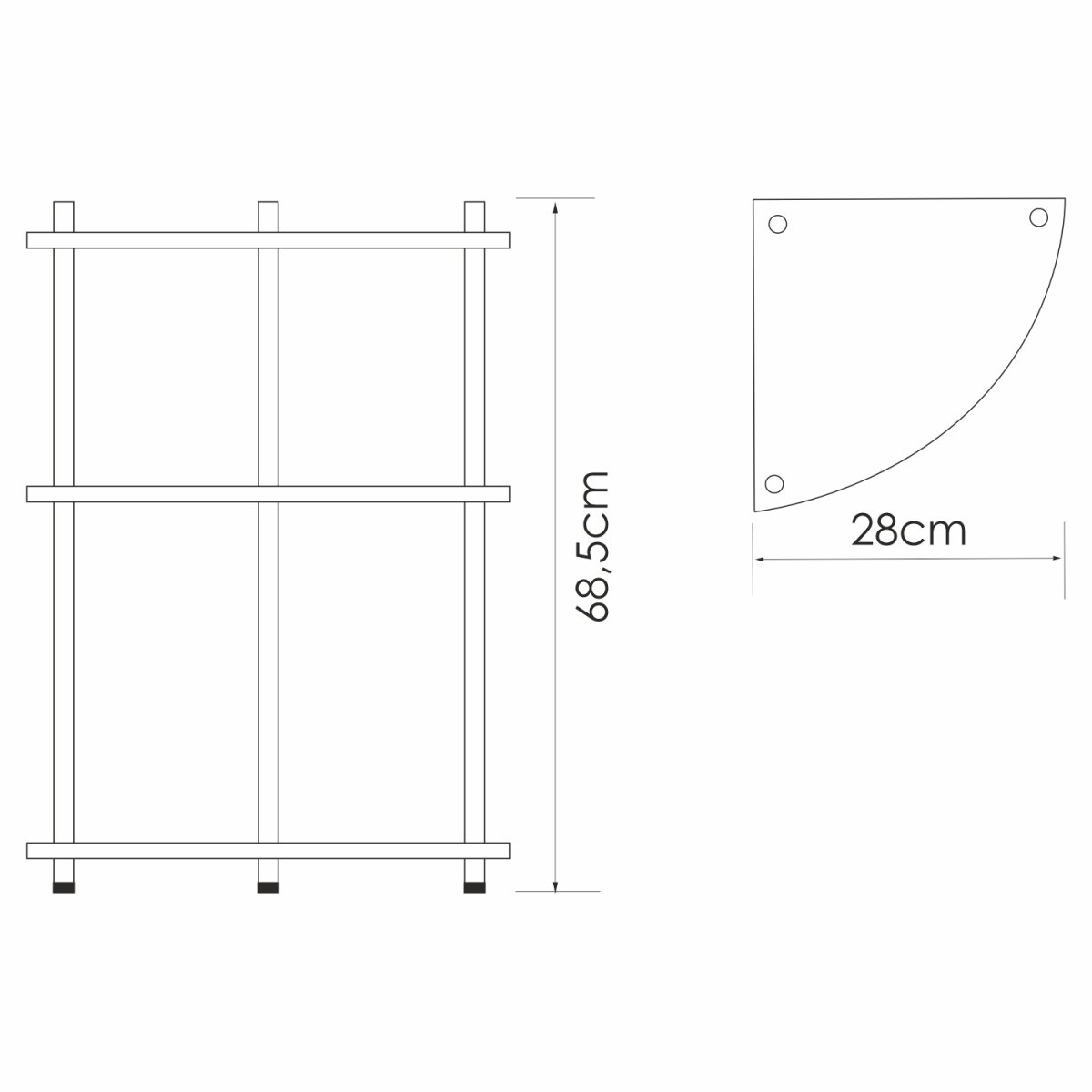 Полка WasserKraft 4133