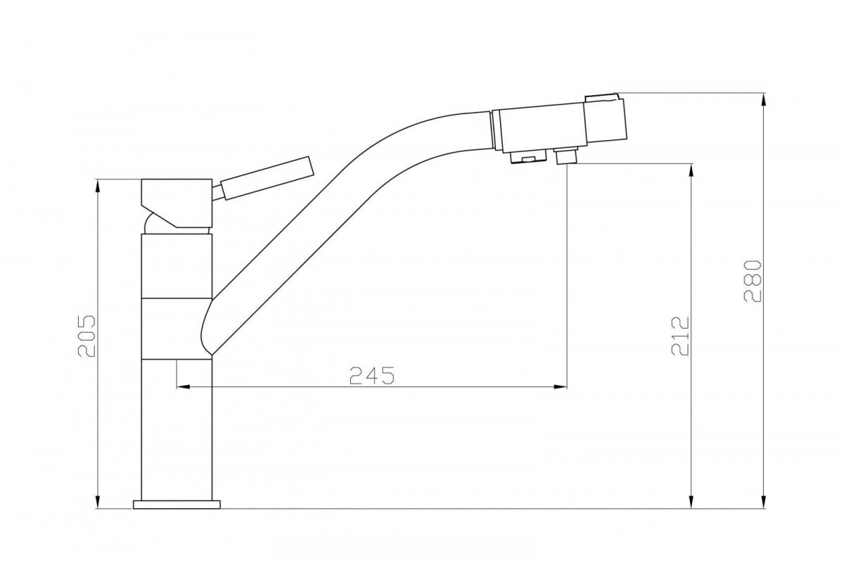 Смеситель ZorG ZR 401 KF