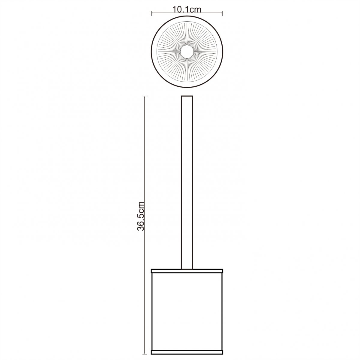 WasserKRAFT Rossel K-5727 Щетка для унитаза