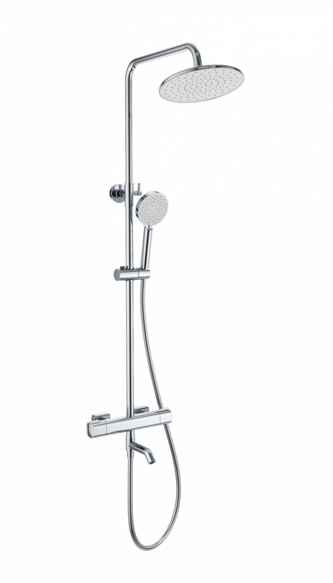 Душевая система с термостатом WONZON & WOGHAND STAY 1, Хром (WW-B3051-A1-CR)