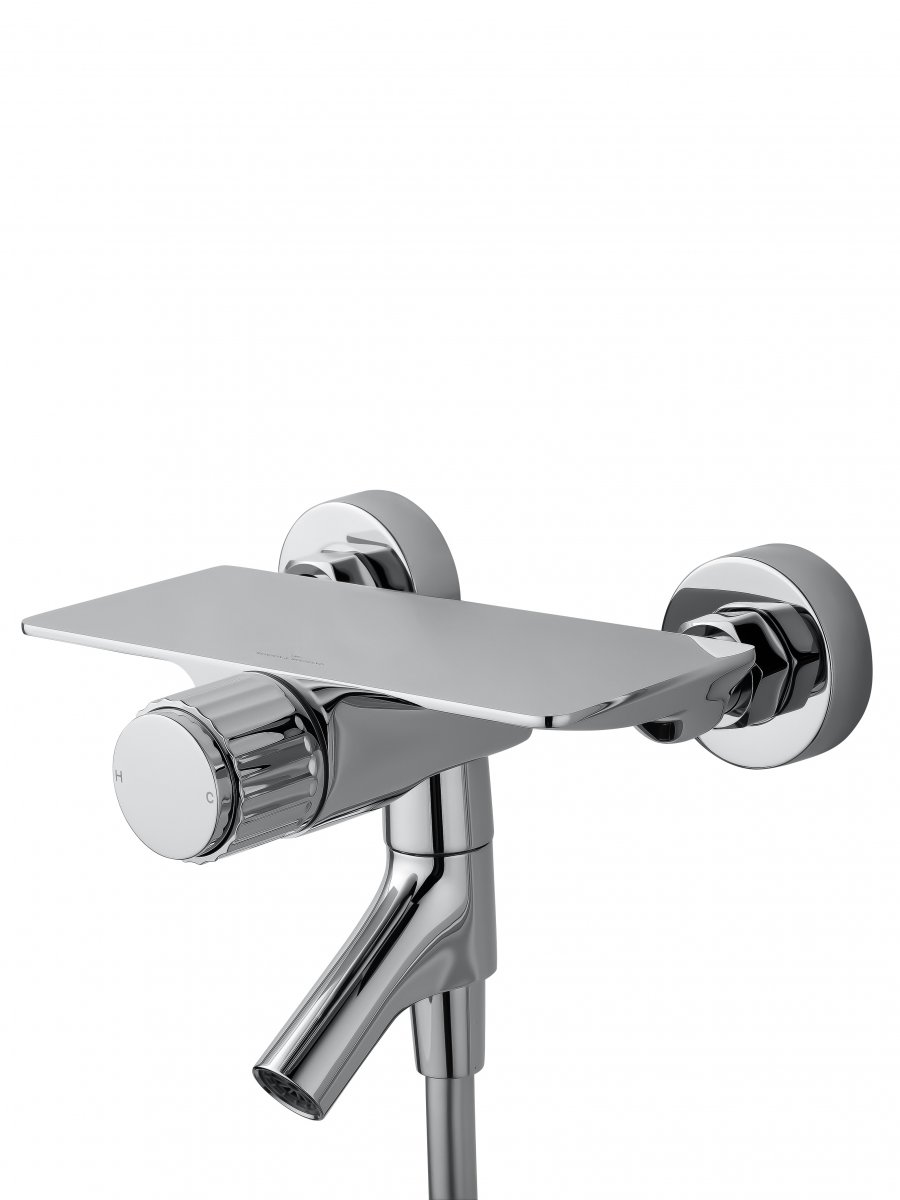 Смеситель для ванны с душем WONZON & WOGHAND CLICK, Хром (WW-FE05L221-CR)