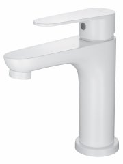 Смеситель для раковины WONZON & WOGHAND ALFA, Белый матовый (WW-A40202-MW)