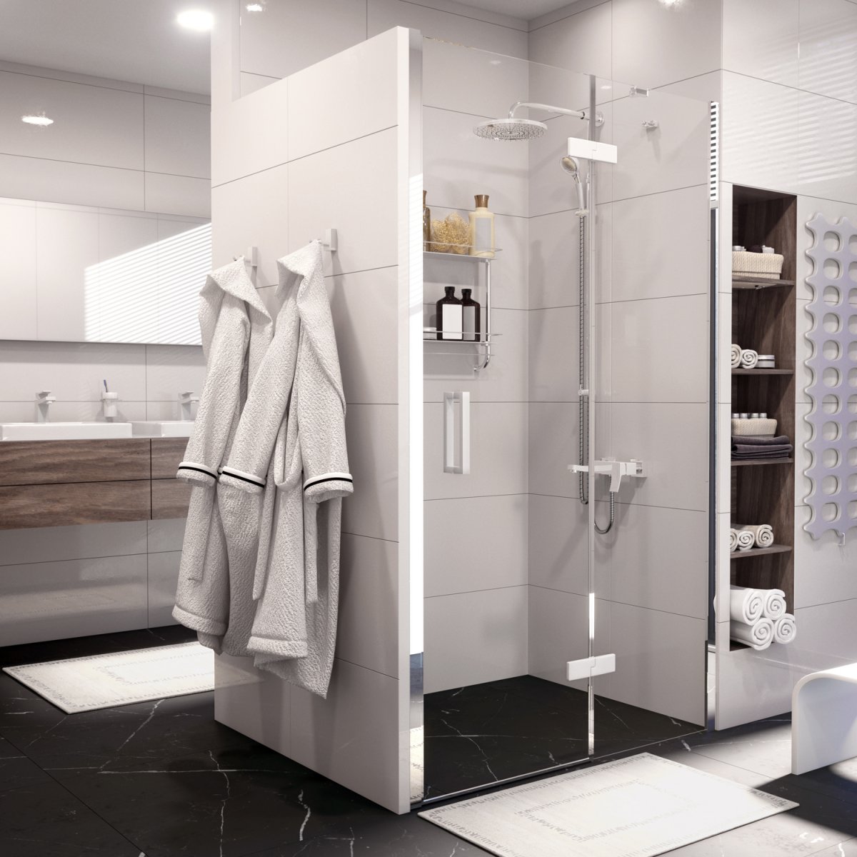 Душевая дверь WasserKraft 10H05RWHITE