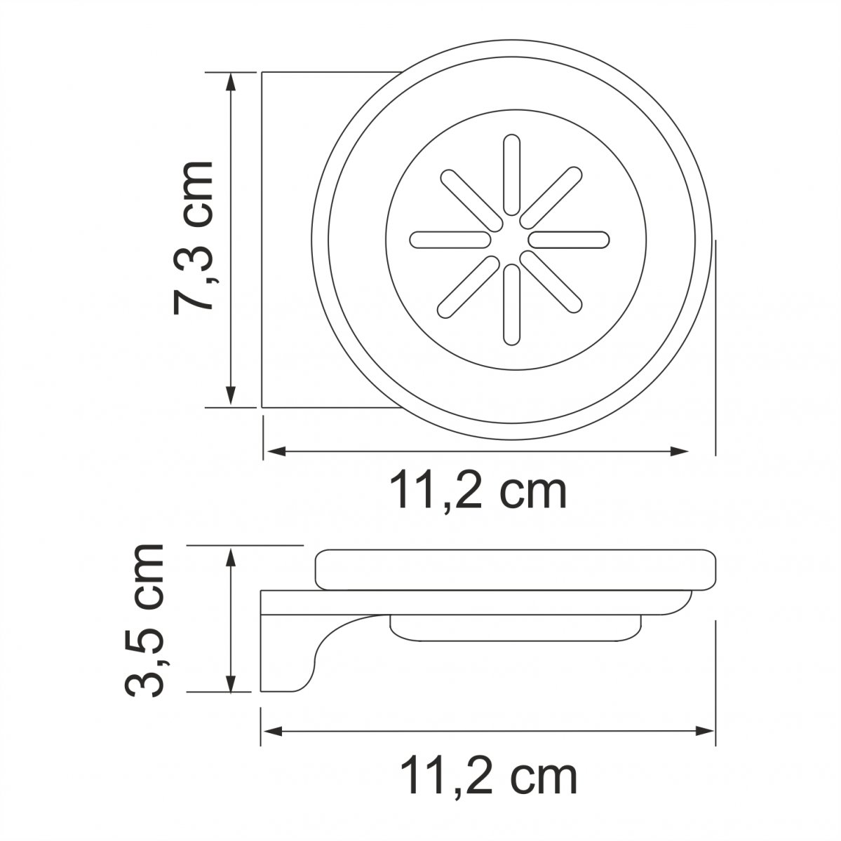 Мыльница WasserKraft 8329W