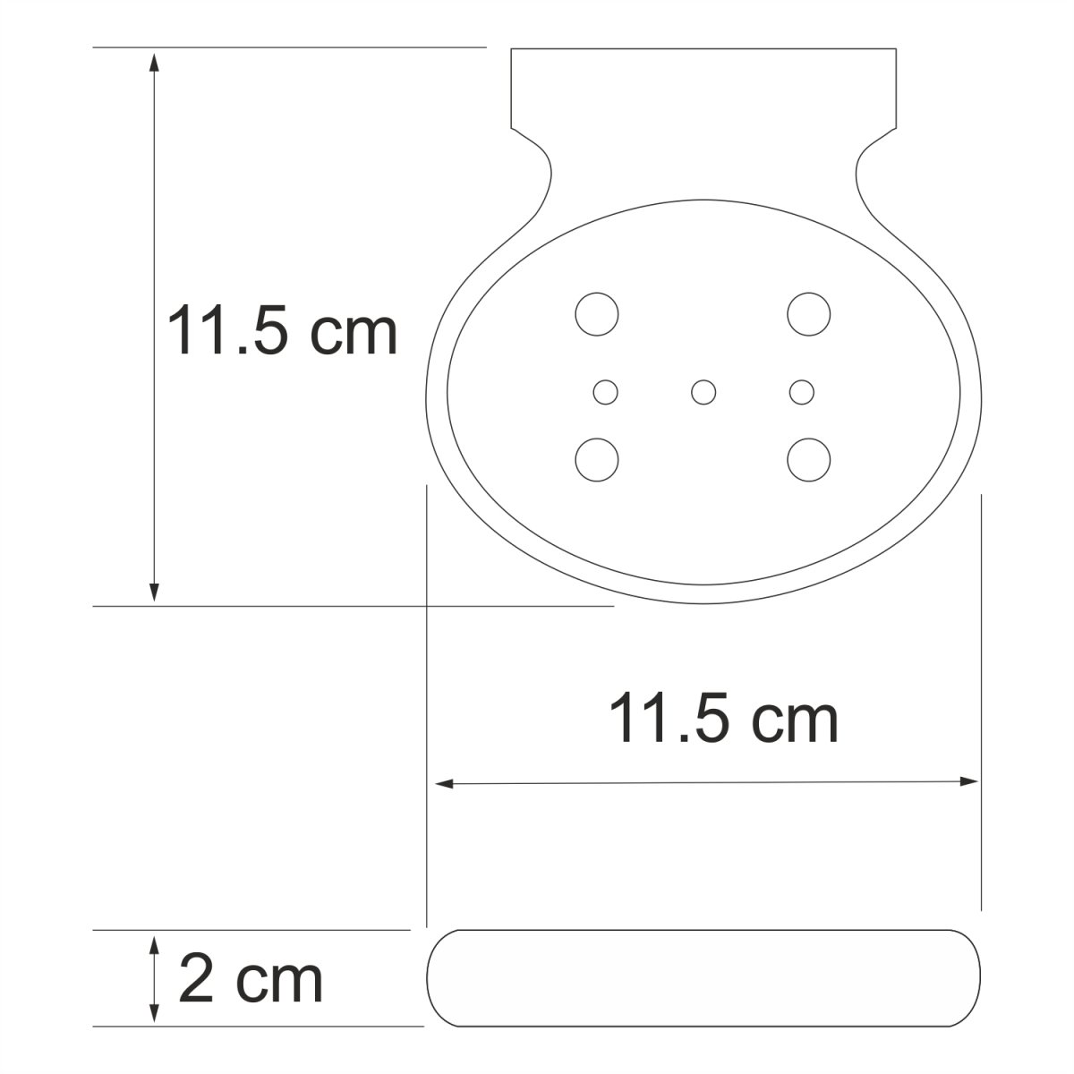 WasserKRAFT Berkel K-6869 Мыльница решетка