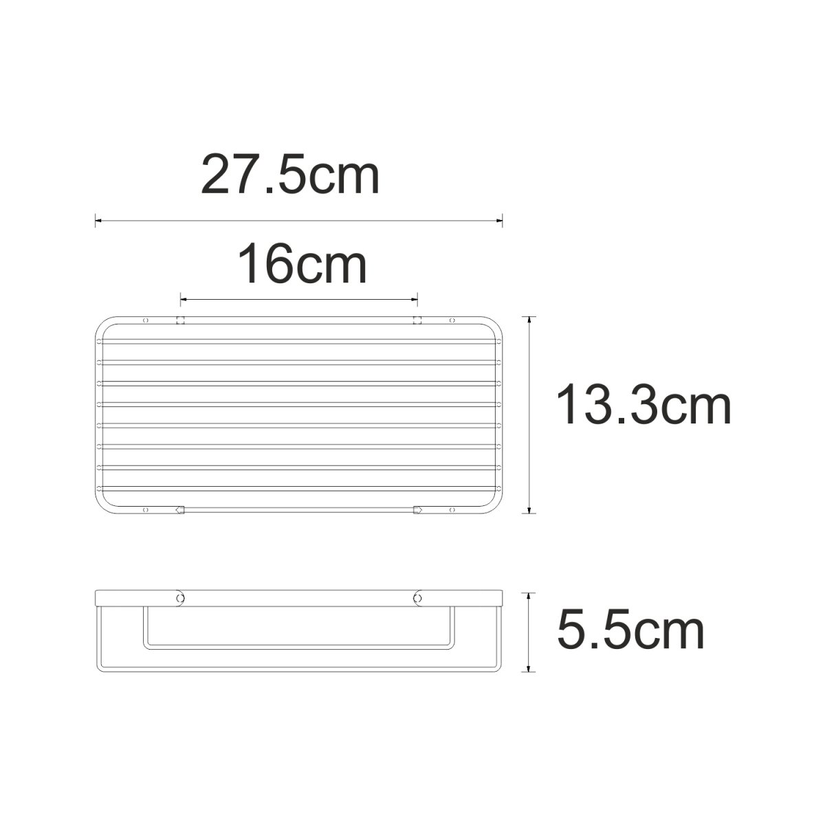 Полка WasserKraft 722PG