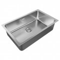 Мойка Paulmark VISTA 74, PM307444-BS, брашированная нерж.сталь, 740х440мм