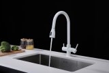 Смеситель для кухни Paulmark LANGE, белый матовый, La214212-WH