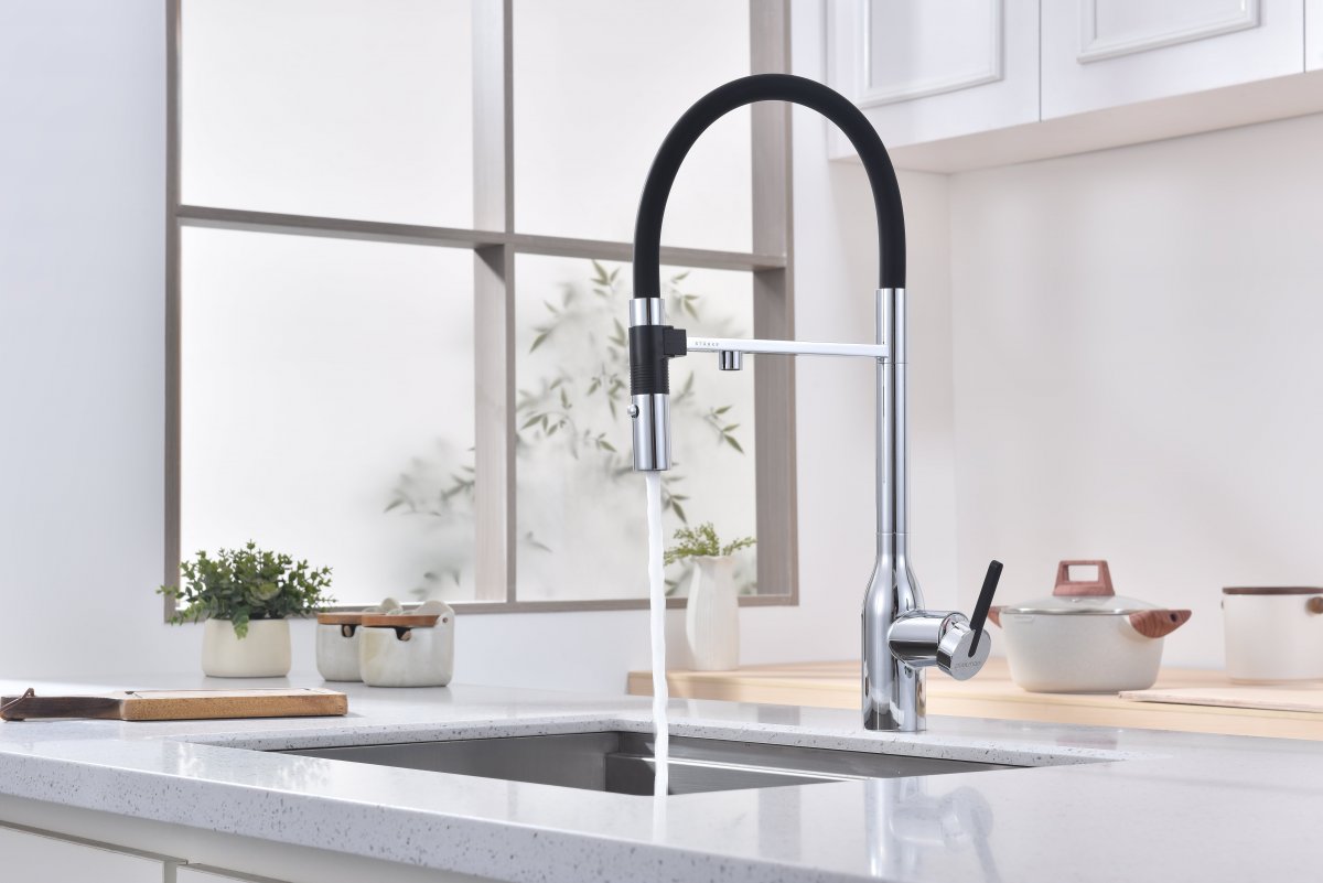 Смеситель для кухни Paulmark MAGNETO ONE, хром, Ma213188-CR