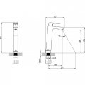 Смеситель Lemark Unit LM4509C для раковины
