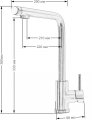 Смеситель Seaman Eco Koblenz SSN-2128-SS