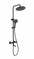 Душевая система с термостатом WONZON & WOGHAND INN 3, Черный матовый (WW-B3065-T1-MB)