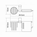 WasserKRAFT Leine K-5059 Держатель туалетной бумаги и освежителя