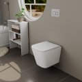 Унитаз подвесной безободковый D&K Berlin DT1436516, белый