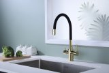 Смеситель для кухни Paulmark SALIX, золото, Sa213419-G