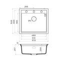 Мойка кухонная Omoikiri Sintesi 57-GR Artceramic/серый