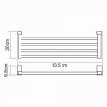 WasserKRAFT Leine K-5011 Полка для полотенец