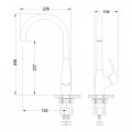 Смеситель Lemark Linara LM0405C для кухни