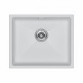 Мойка Paulmark LUMI 55UNI, IT-GRANIT, LU55-WH, белый, 555х460