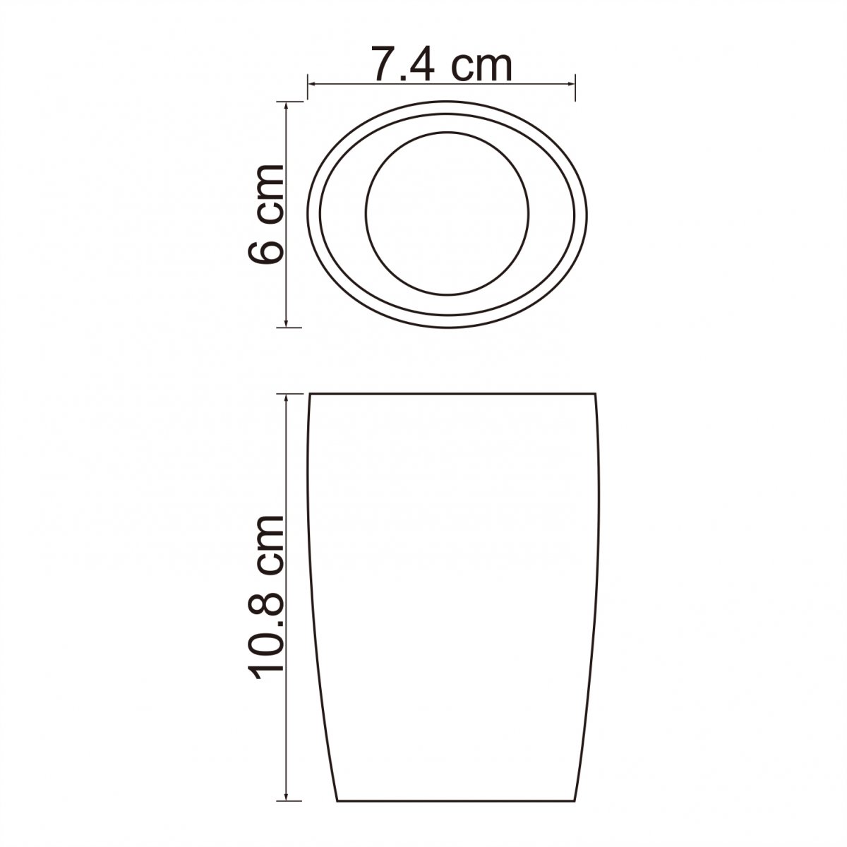 WasserKRAFT Dinkel K-4628 Стакан для зубных щеток