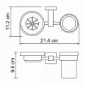 WasserKRAFT Lippe K-6526 Держатель стакана и мыльницы