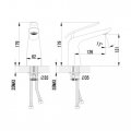 Смеситель Lemark Melange LM4906CW для раковины