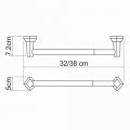 Держатель д/бумажных полотенец WasserKraft 1122D