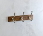 Планка с тремя крючками Bronze de Luxe FOREST 10708C, матовый хром