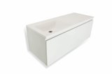 Комплект мебели ESTET Dallas Luxe 1400х482 левосторонний подвесной 1 ящик (ШхГхВ) 1392х476х430