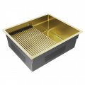 Мойка Paulmark NEXT-PRO 54 UNI, светлое золото, 540х450мм, арт. PM705445-LG